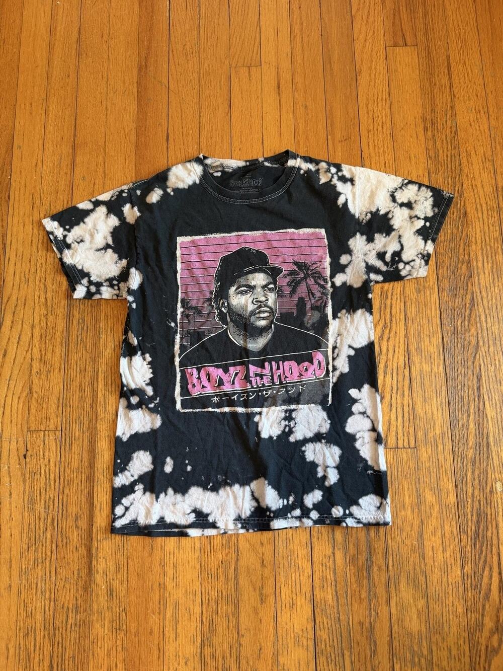 Boyz N The Hood Women’s Small Black Tie Dye Graphic Tee